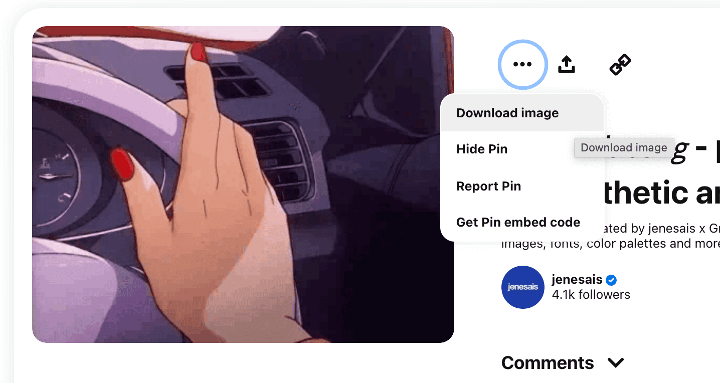 download pinterest images