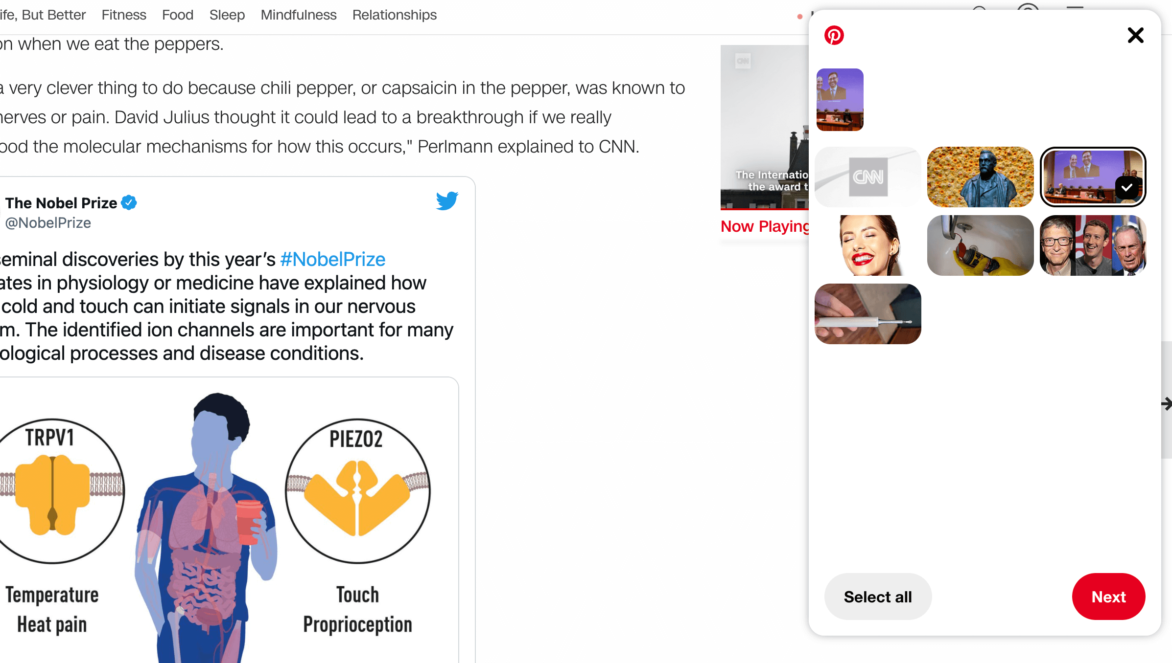 chrome extensions pinterest