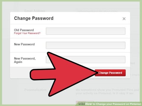 pinterest password reset