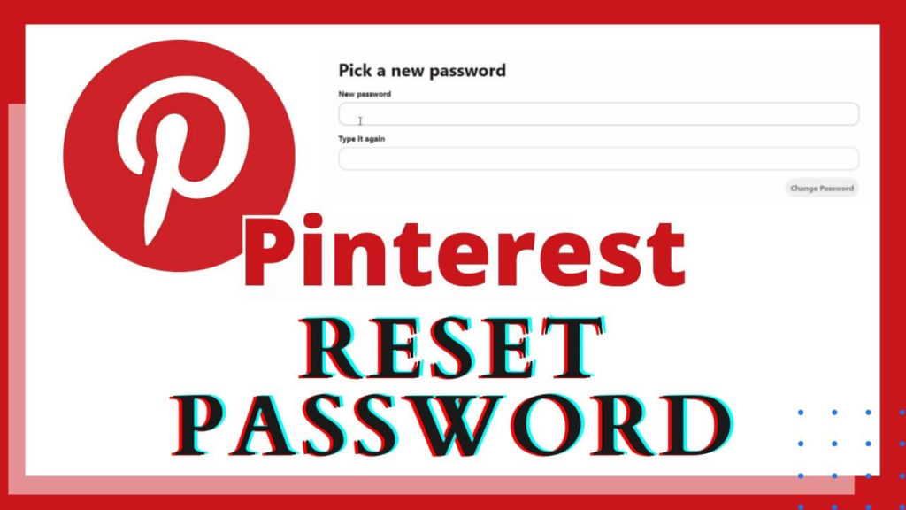 how to change pinterest password